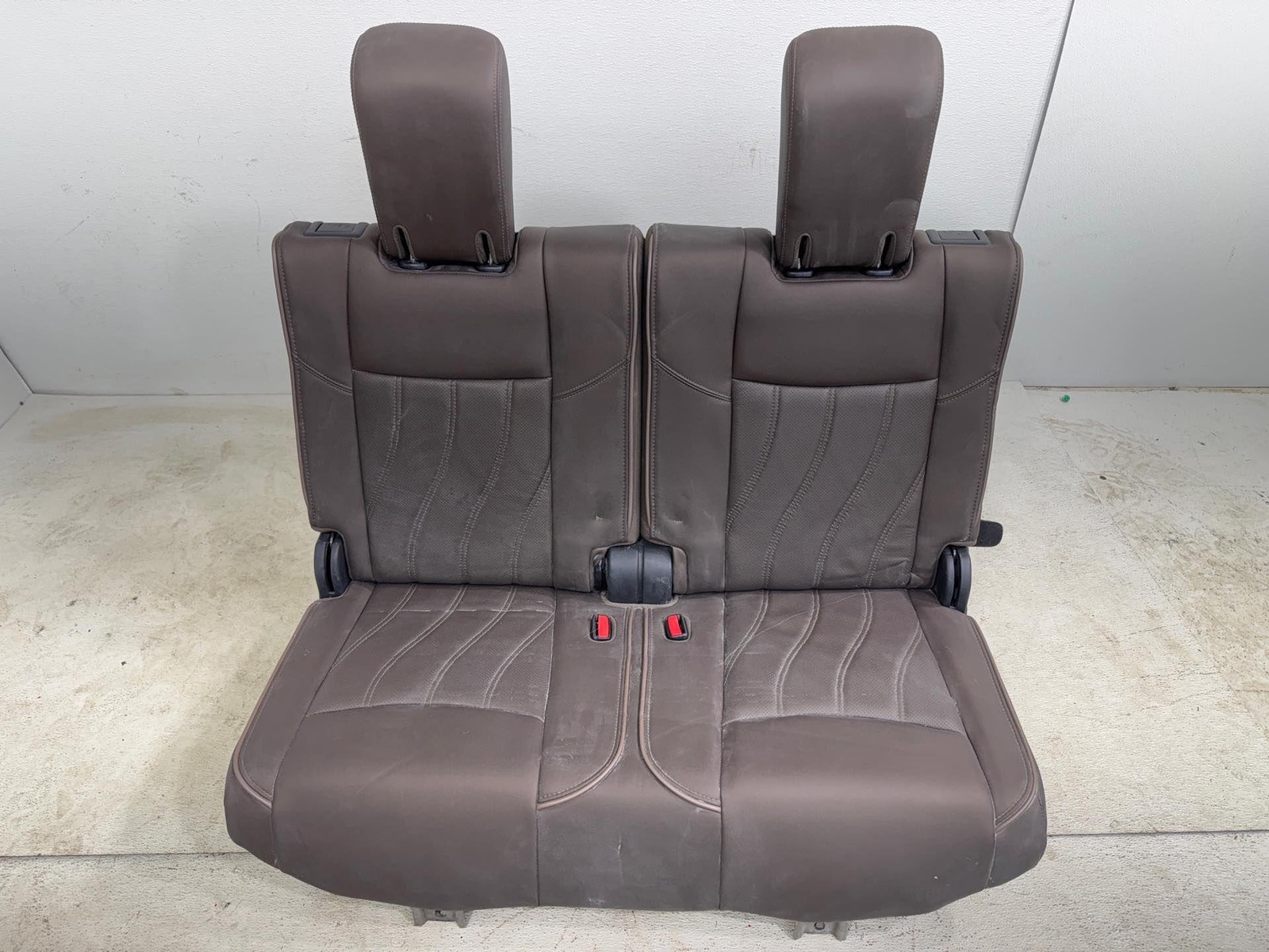 2013-2017 Infiniti Qx60 Jx35 Rear Back 3Rd Third Row Seat Leather Brown Oem