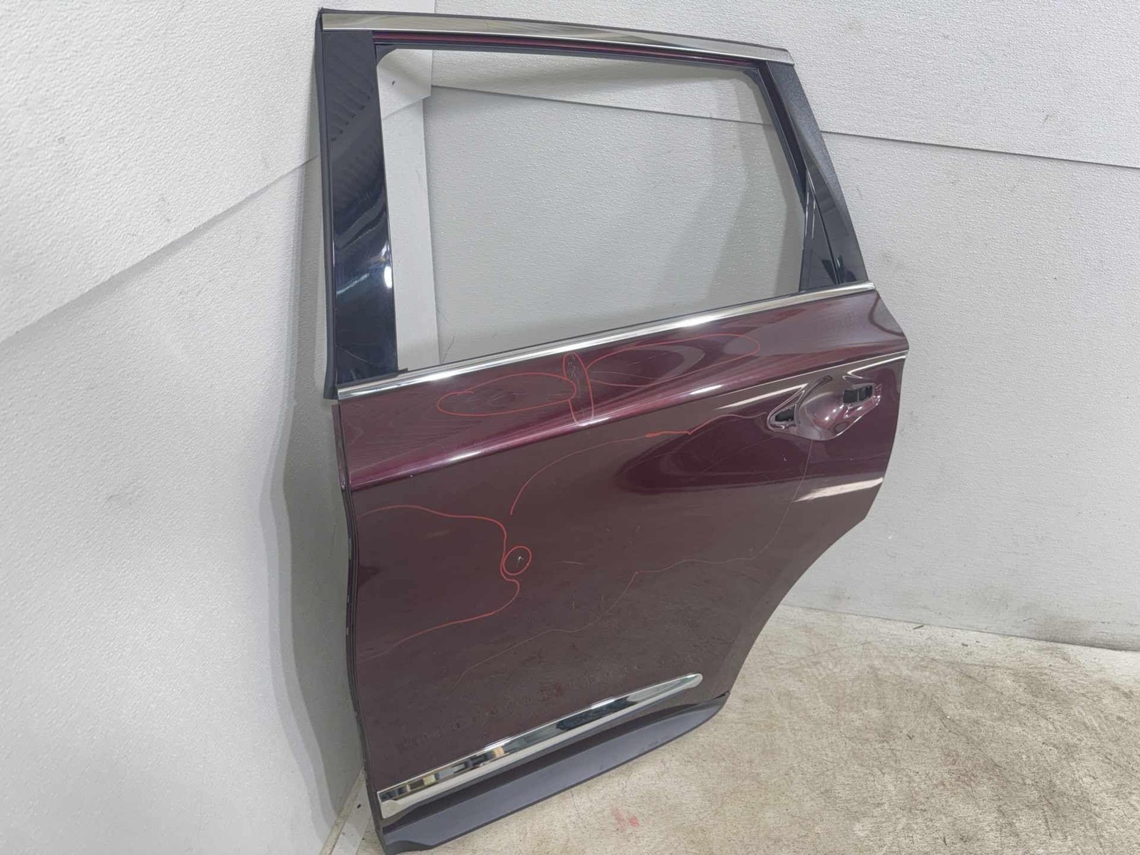 2014 - 2015 Infiniti Qx60 Rear Left Driver Side Door Shell Panel Oem