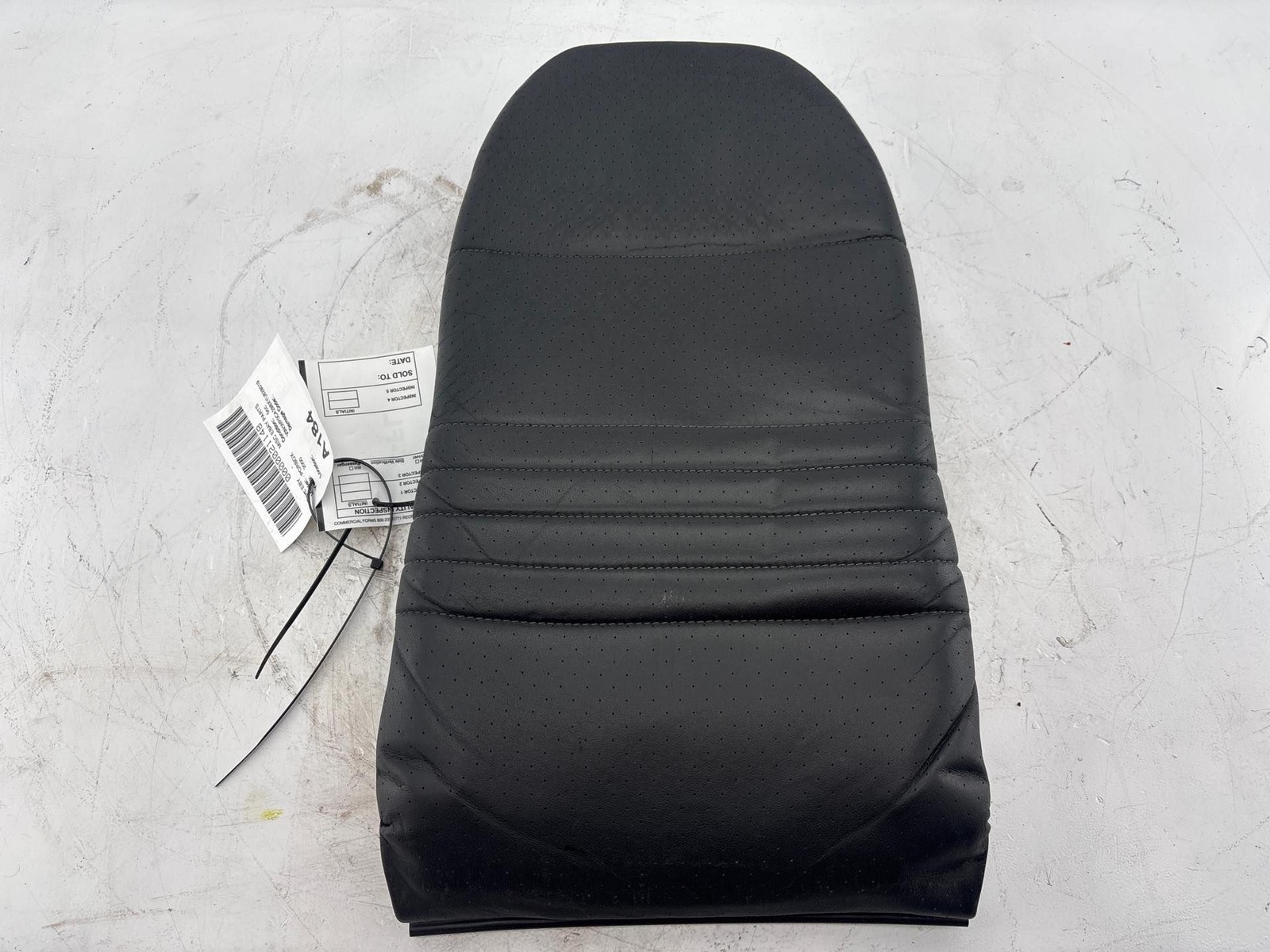 1997-2004 Porsche Boxster Front Left Side Upper Seat Backrest Cushion Black OEM