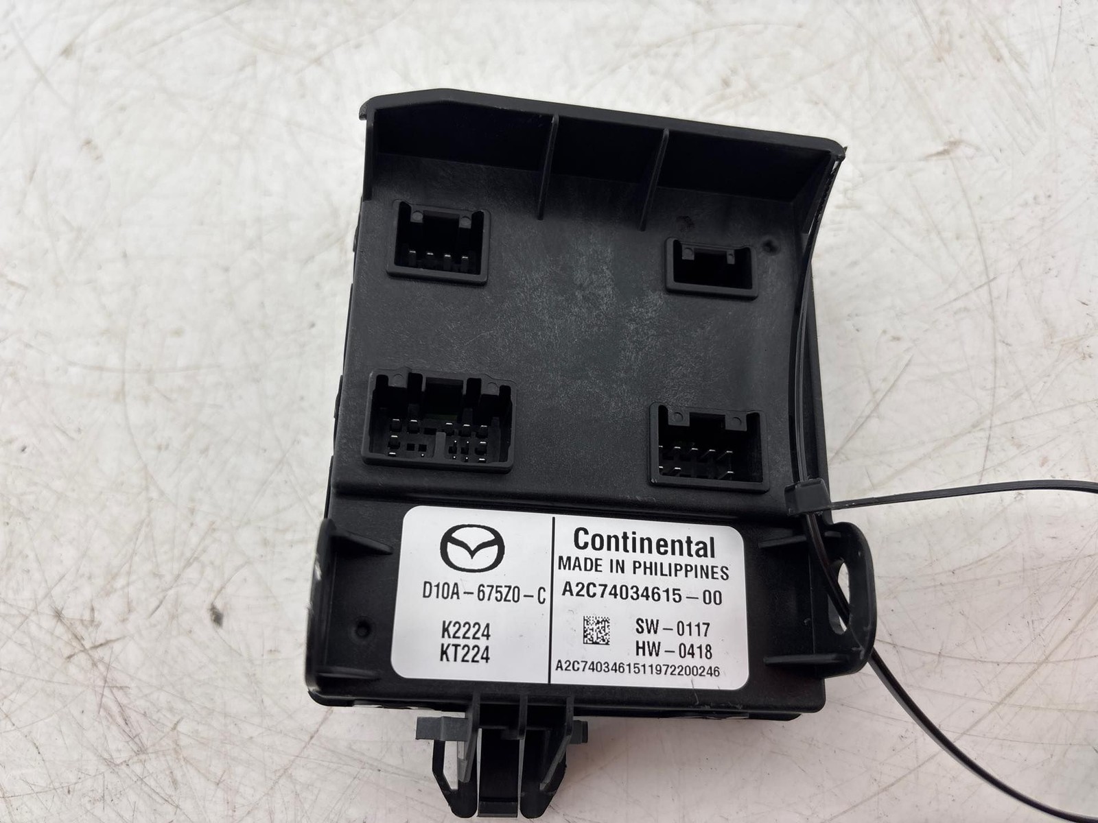 2016-2021 Mazda CX-3 Dash Electric Supply Module OEM D10A-675Z0-C