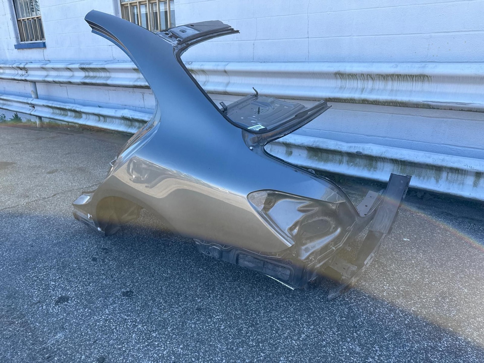 2015-2021 Mercedes W205 C300 Rear Left Quarter Panel Body Clip Cut OEM