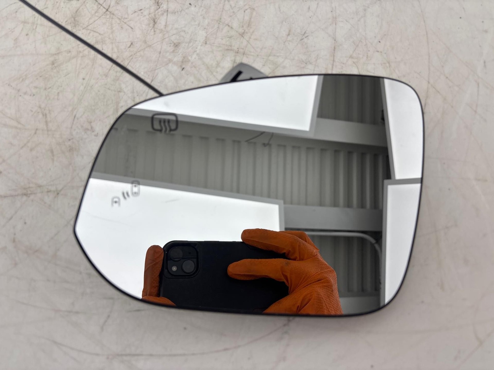 24-25 Toyota Sienna 2.5l AWD Left Side Door Exterior Rear View Mirror Glass OEM