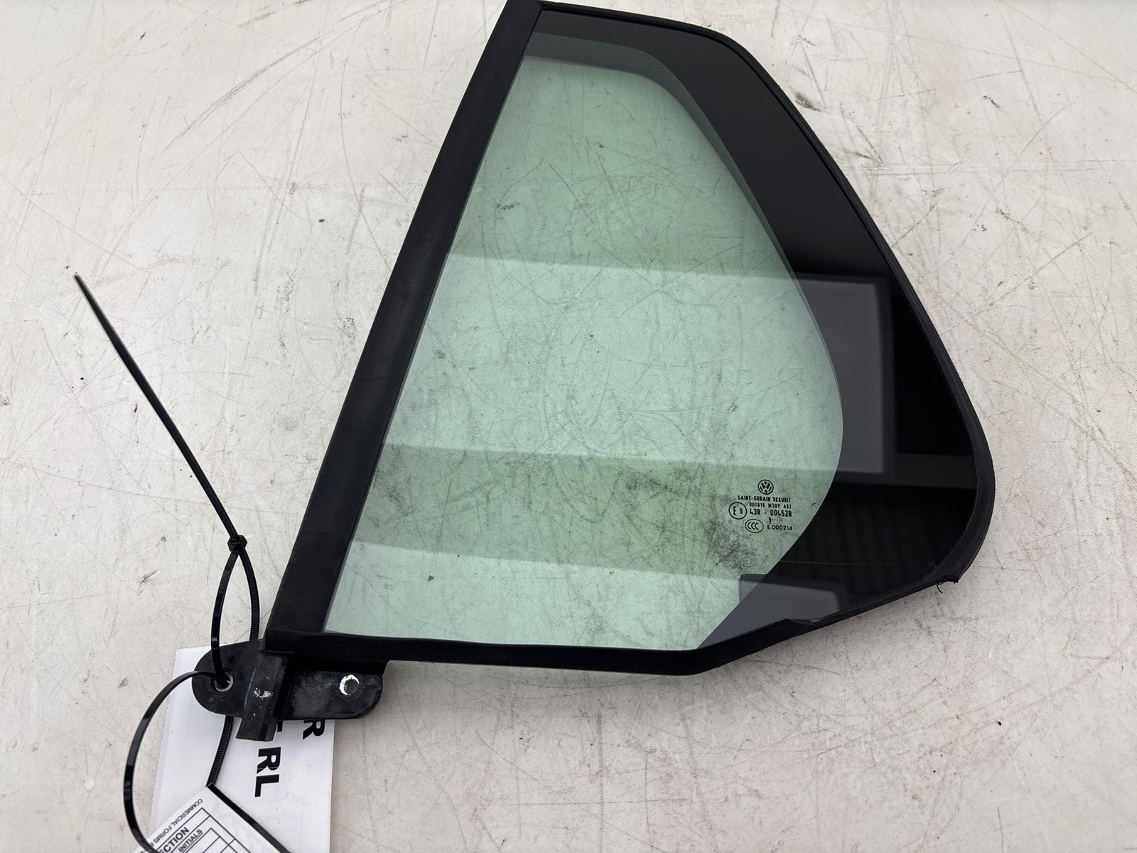 2018-2021 Volkswagen Golf GTI Rear Left Door Vent Window Glass OEM