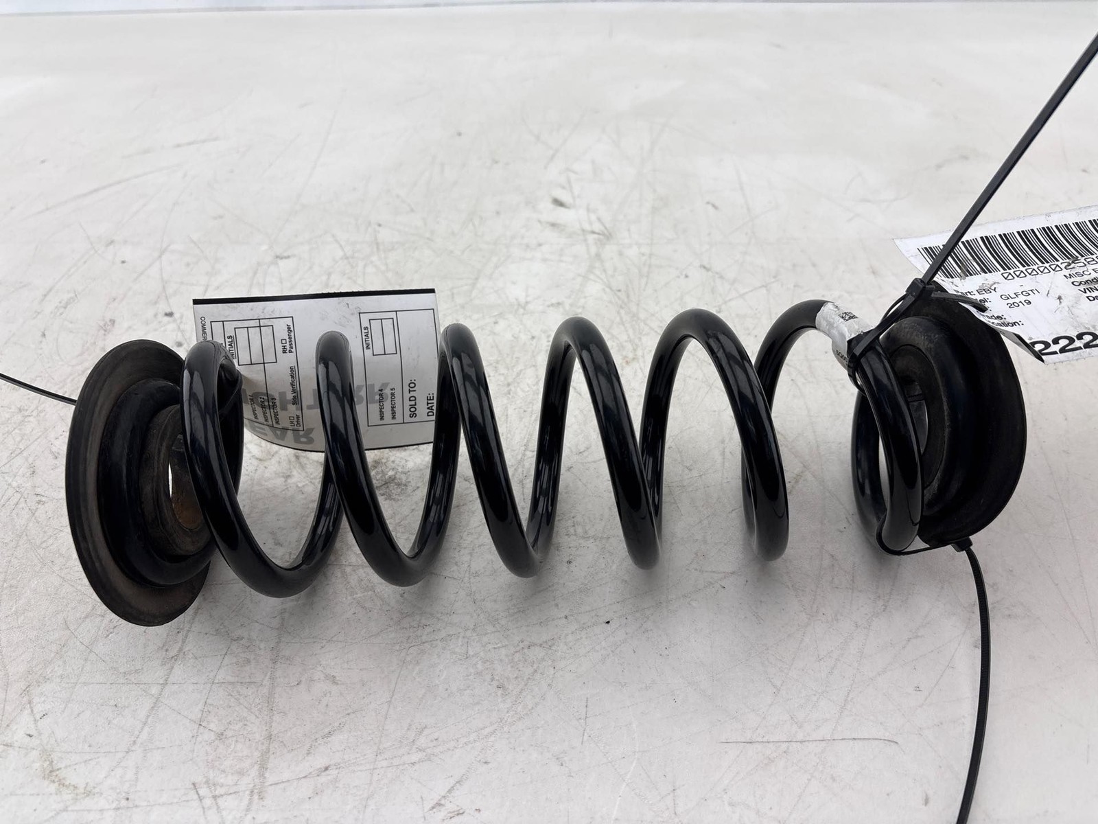 2015-2019 Volkswagen Golf GTI Rear Right Coil Spring OEM