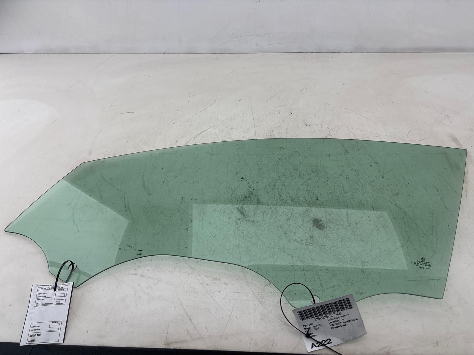 2015-2021 Volkswagen Golf GTI Front Left Door Window Glass OEM