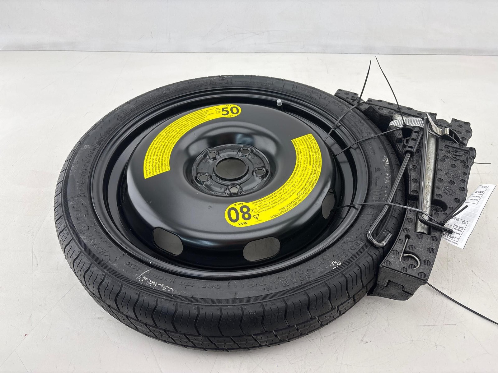 2015-2021 Volkswagen Golf GTI Spare Tire Wheel W/ Jack Tool Kit OEM