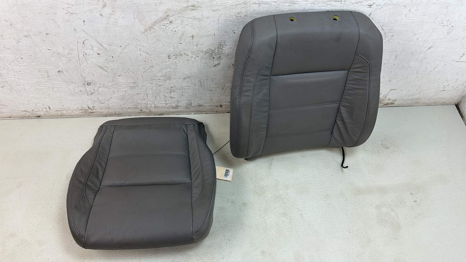 2003 - 2008 Subaru Forester Front Upper And Lower Seat Cushion Gray Oem