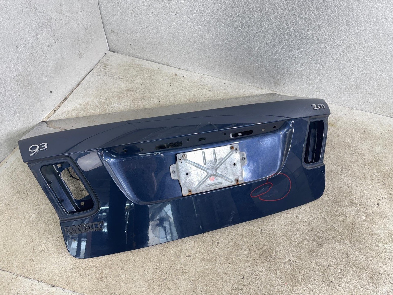2008-2011 Saab 9-3 Rear Trunk Lid Deck Panel Trim Oem