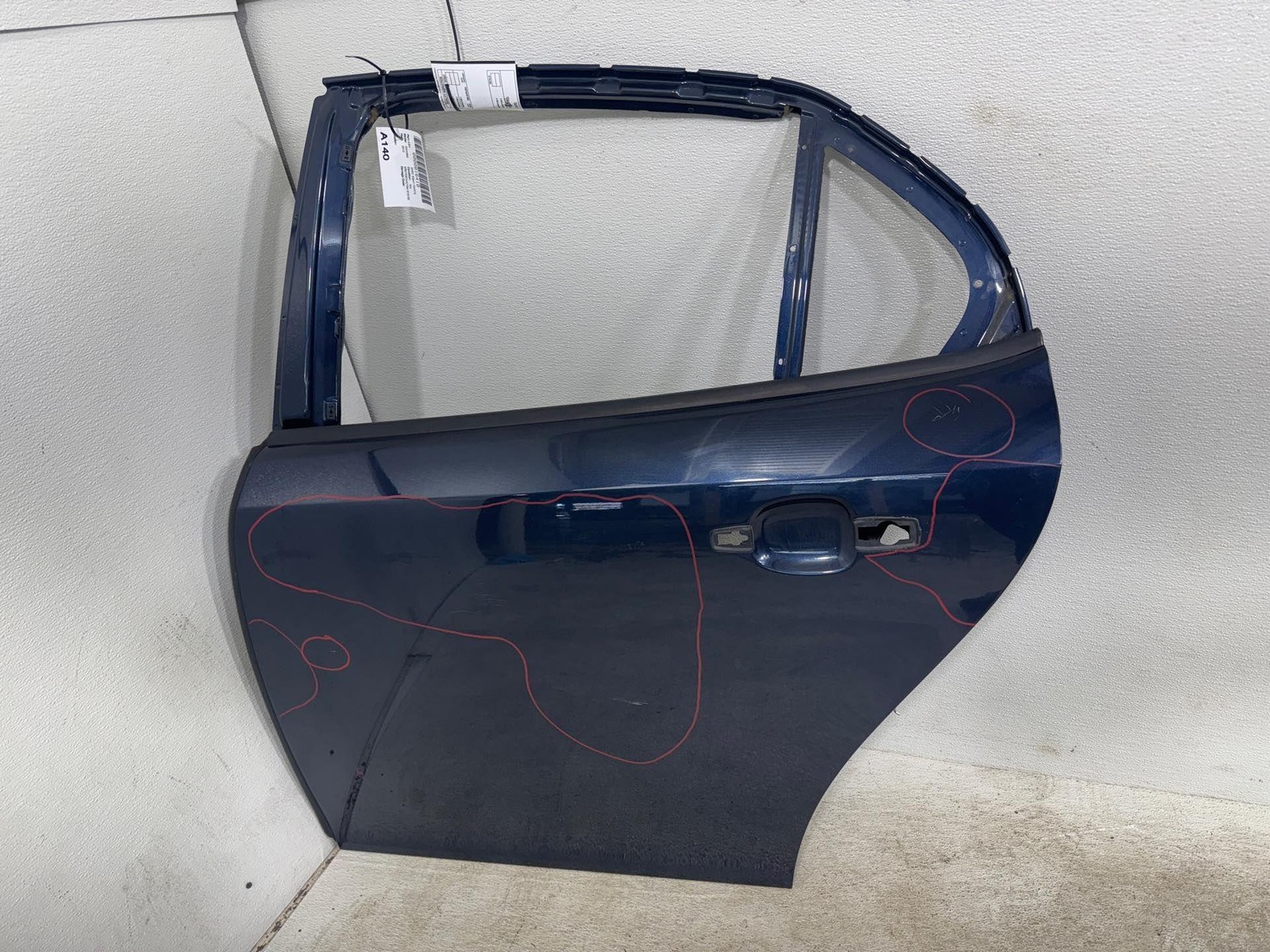 2008-2011 Saab 9-3 Rear Left Door Shell Panel Oem