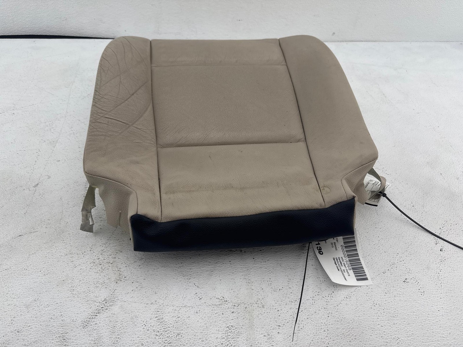 2007- 2013 Bmw X5 E70 Front Left Driver Side Lower Bottom Seat Cushion Oem