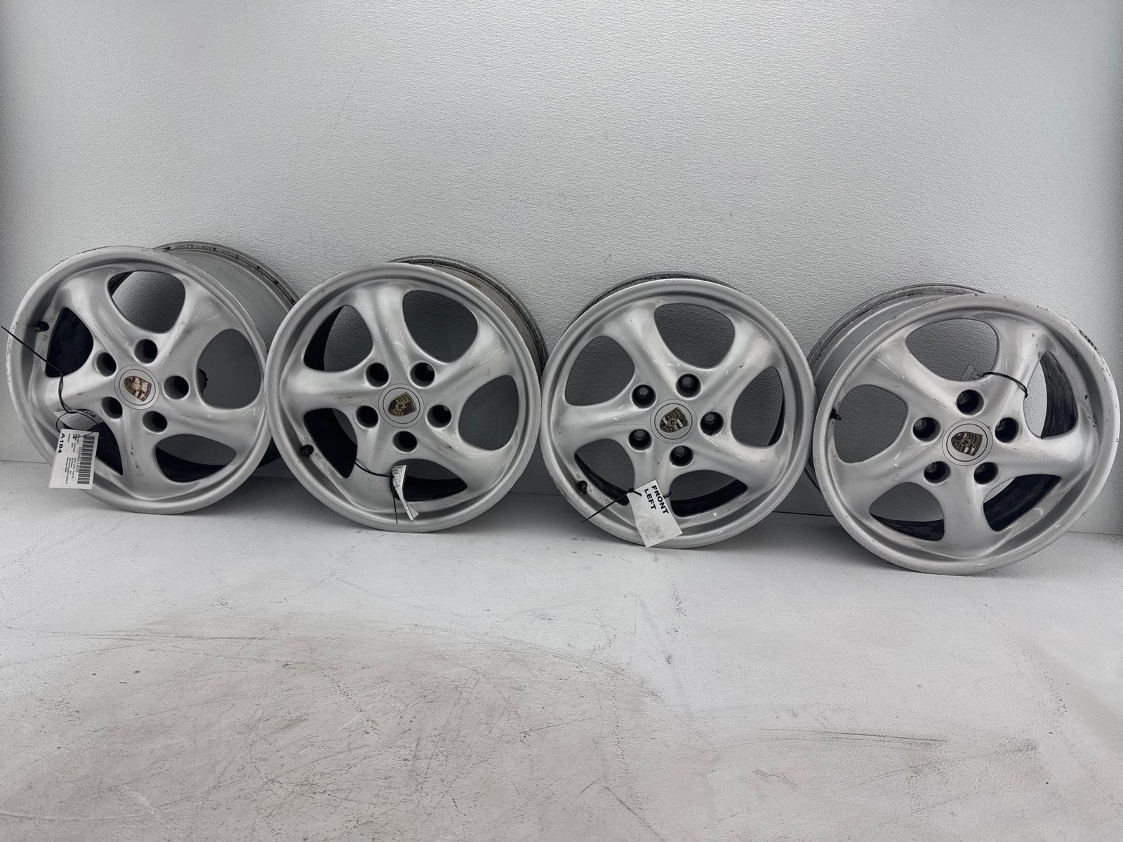 2000-2003 Porsche Boxster Front And Rear Wheel 17 X 7 17 X 8.5 Rim 5 Spoke OEM