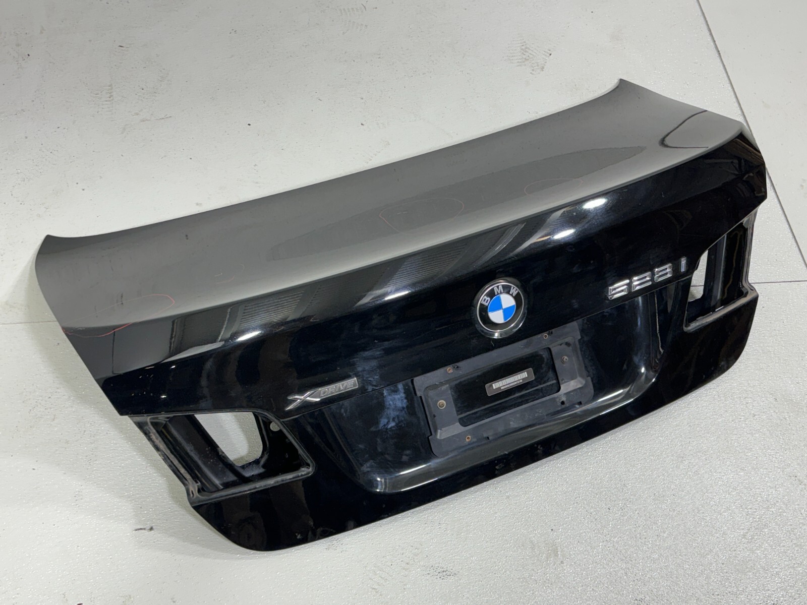 2011-2016 Bmw 528Xi Rear Trunk Deck Lid Cover Panel Painted Jet Black -  668 Oem