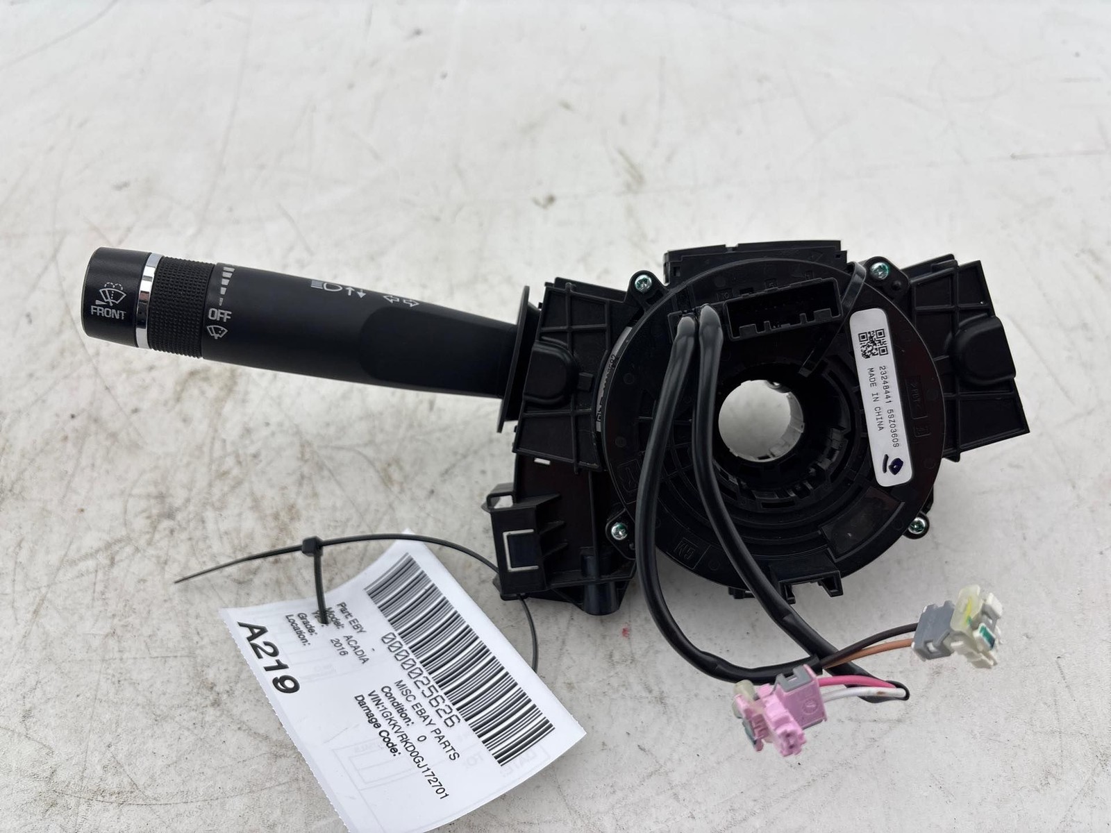 2008 - 2017 GMC Acadia Steering Column Combination Switch Turn & Wiper OEM