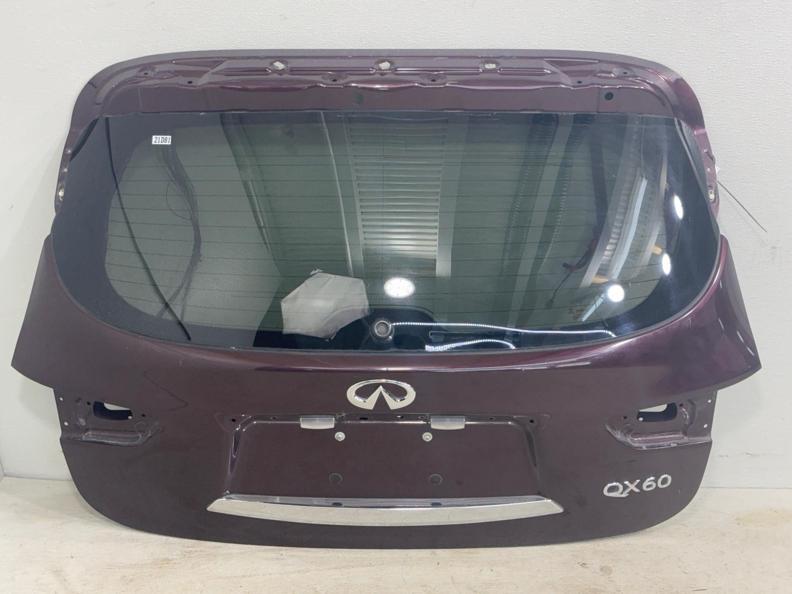 17-20 Infiniti Qx60 Tailgate Liftgate Back Door Shell W/ Glass Oem