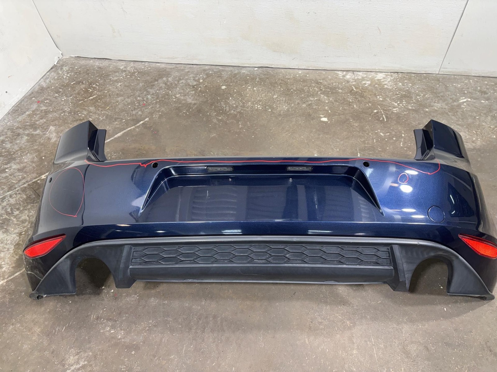 2015 - 2017 Volkswagen Golf GTI Rear Bumper Cover OEM