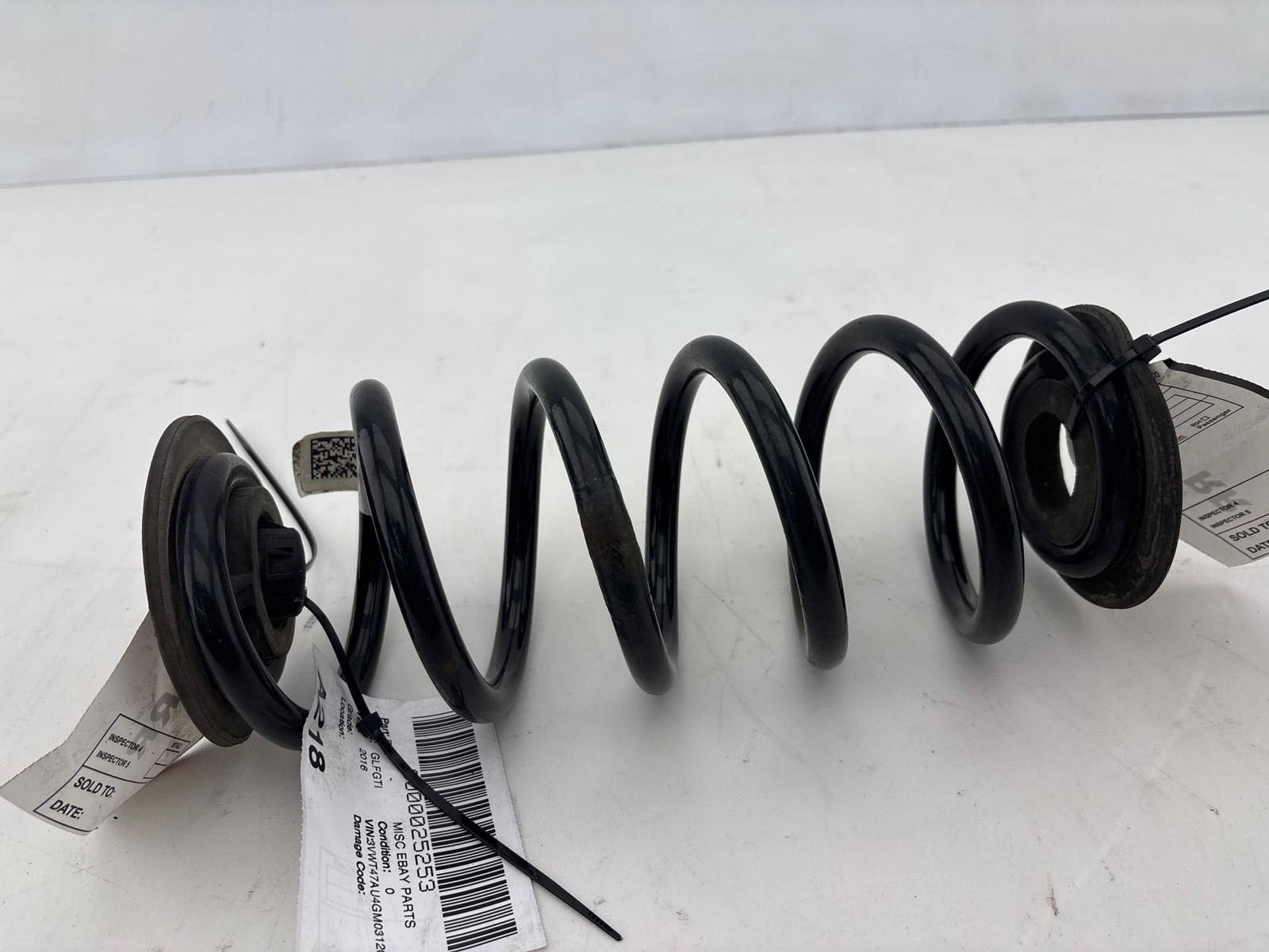 2015 - 2017 Volkswagen Golf GTI Rear Right Suspension Coil Spring OEM