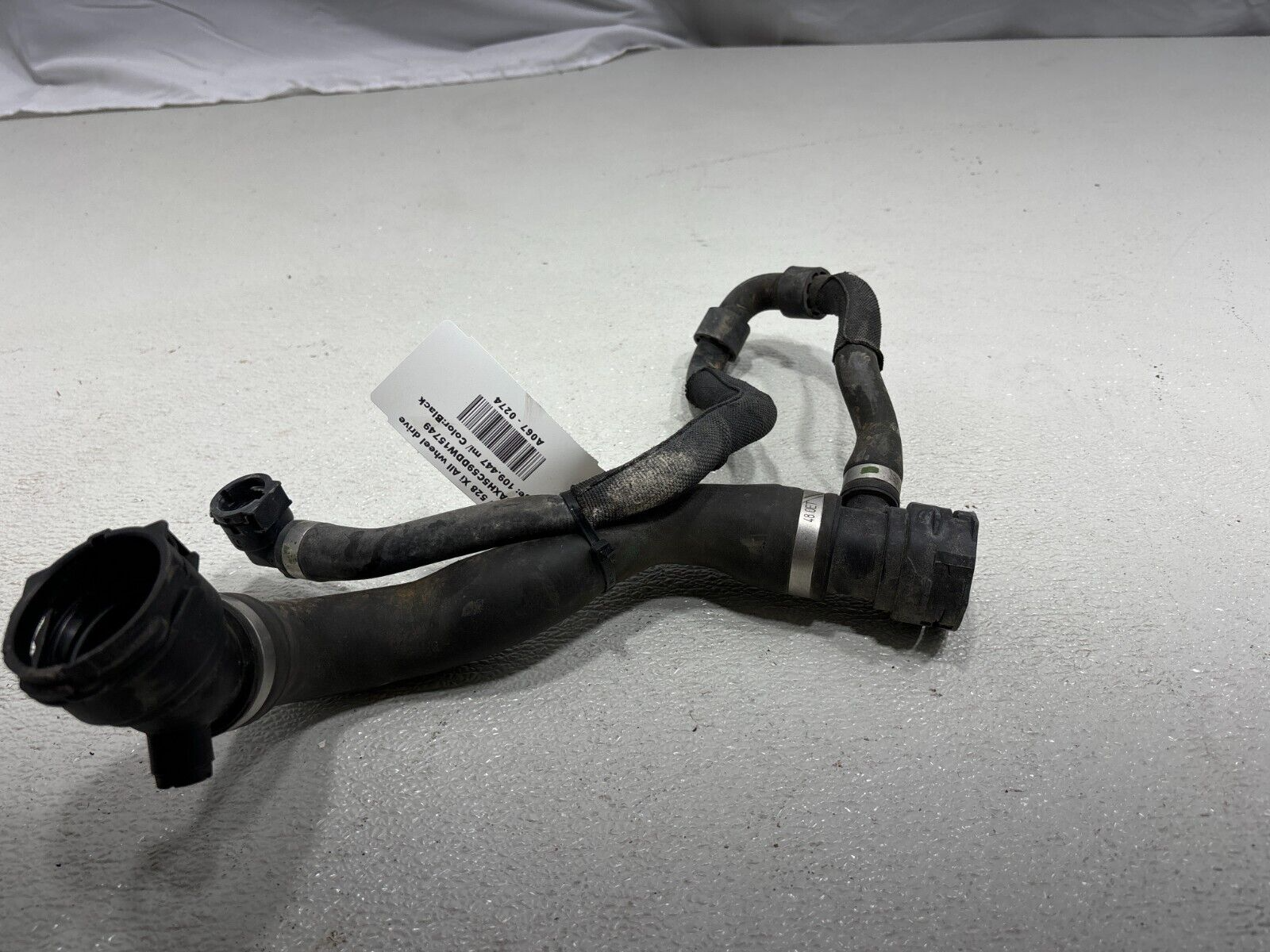 2011-2016 Bmw 528Xi F10 F11 Turbo Air Intake Coolant Pipe/Hose Black Oem 480Et