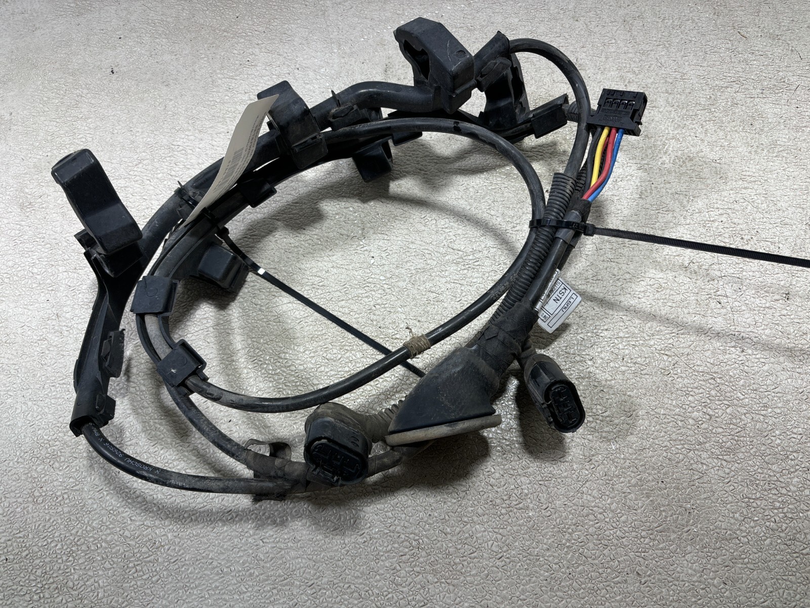 2009 - 2013 Bmw 528 Xi Parking Hand Brake Cable Harness Black Oem 511736F05