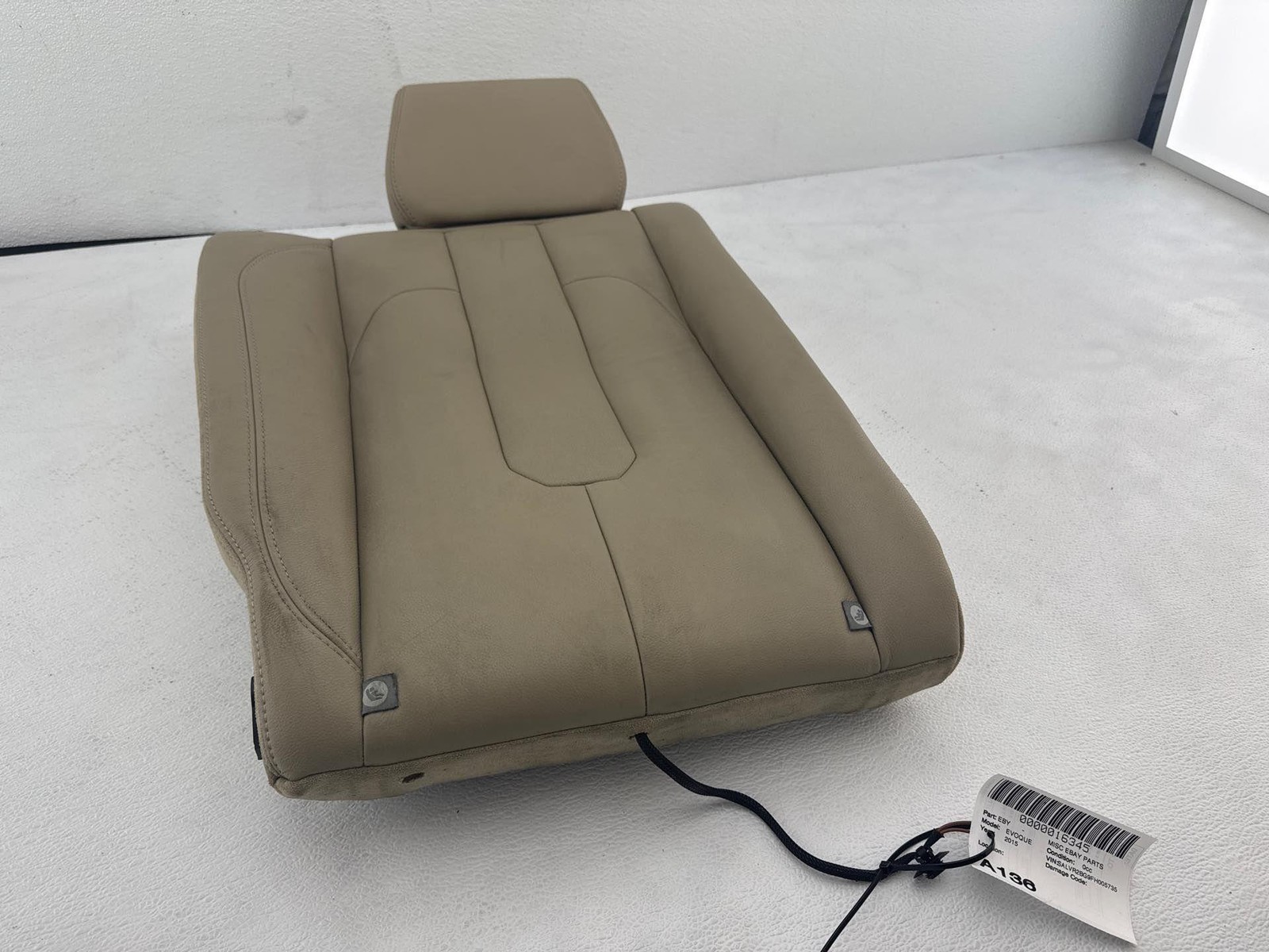 12-15 Range Rover Evoque L538 Rear Right Upper Seat Cushion Set Oem