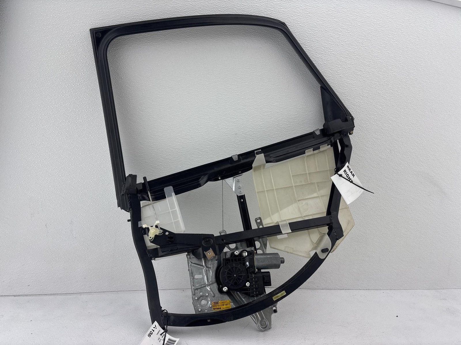 2000-2002 Audi S4 Rear Right Door Frame & Window Regulator Oem