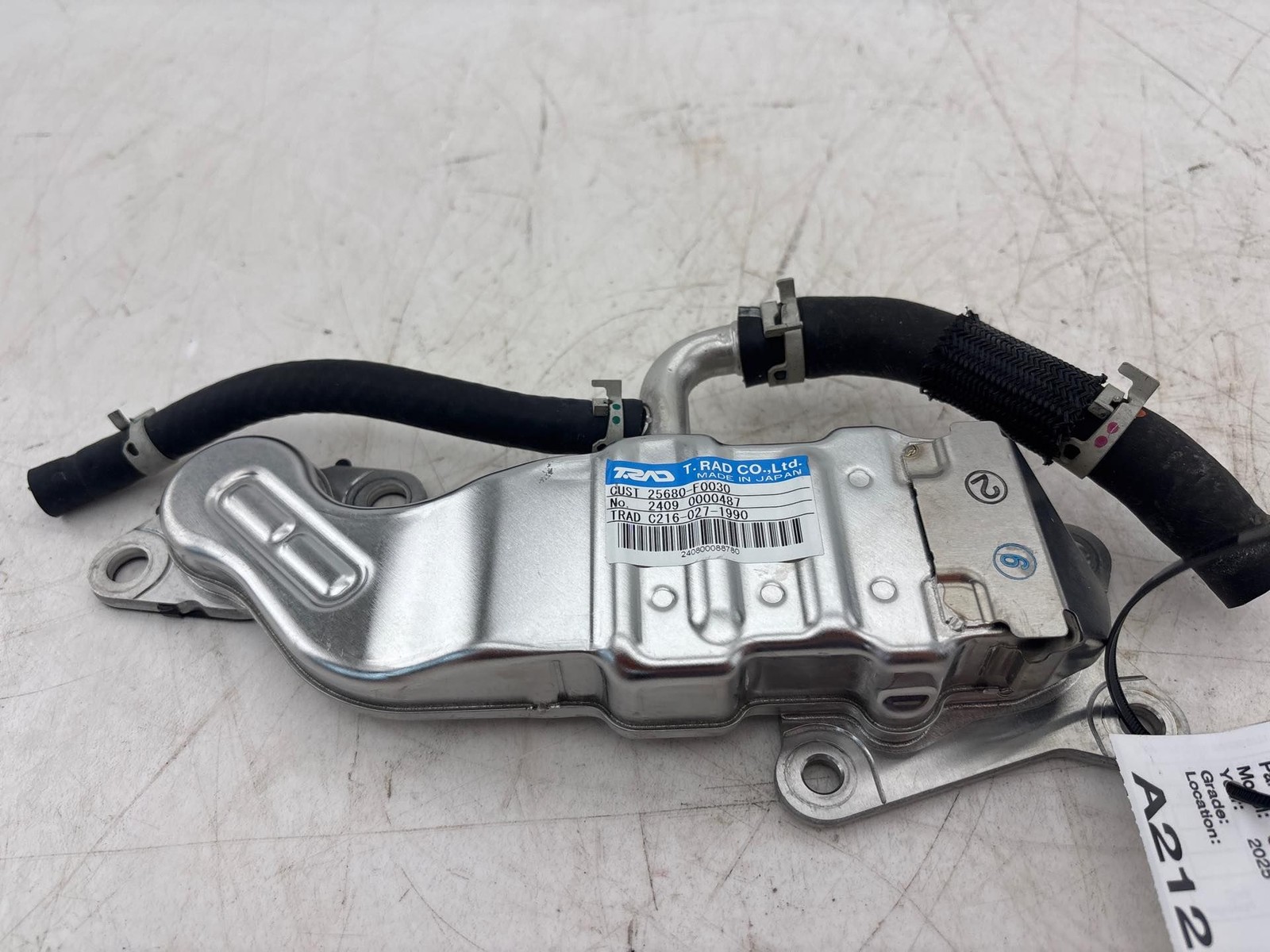 21-25 Toyota Sienna 2.5L Exhaust Gas Recirculation Egr Valve Cooler OEM