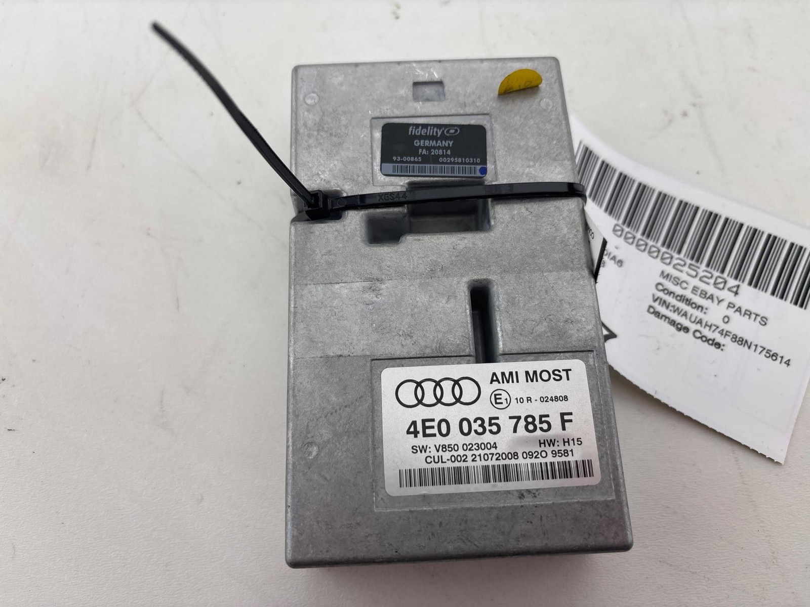 2008 Audi A6 Music Interface Module OEM 4E0035785F