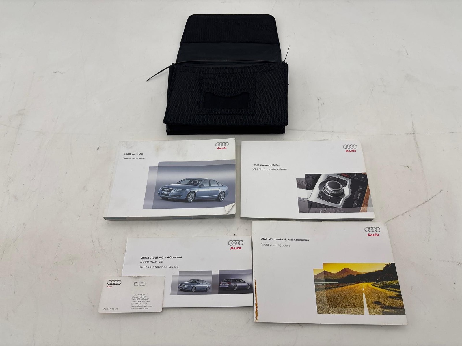 2008 Audi A6 Owners Operators Manual User Guide OEM