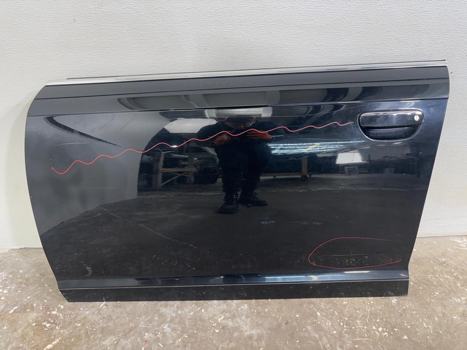 2007-2011 Audi A6 Front Left Door Shell Panel OEM