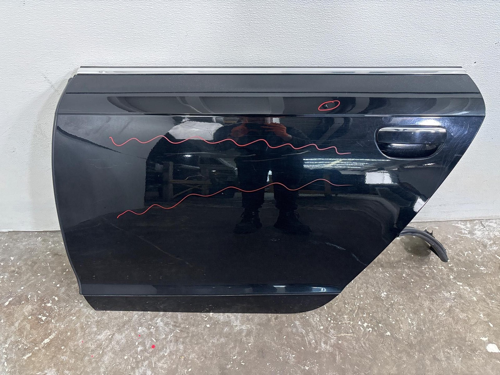 2005-2011 Audi A6 Rear Left Door Shell Panel OEM