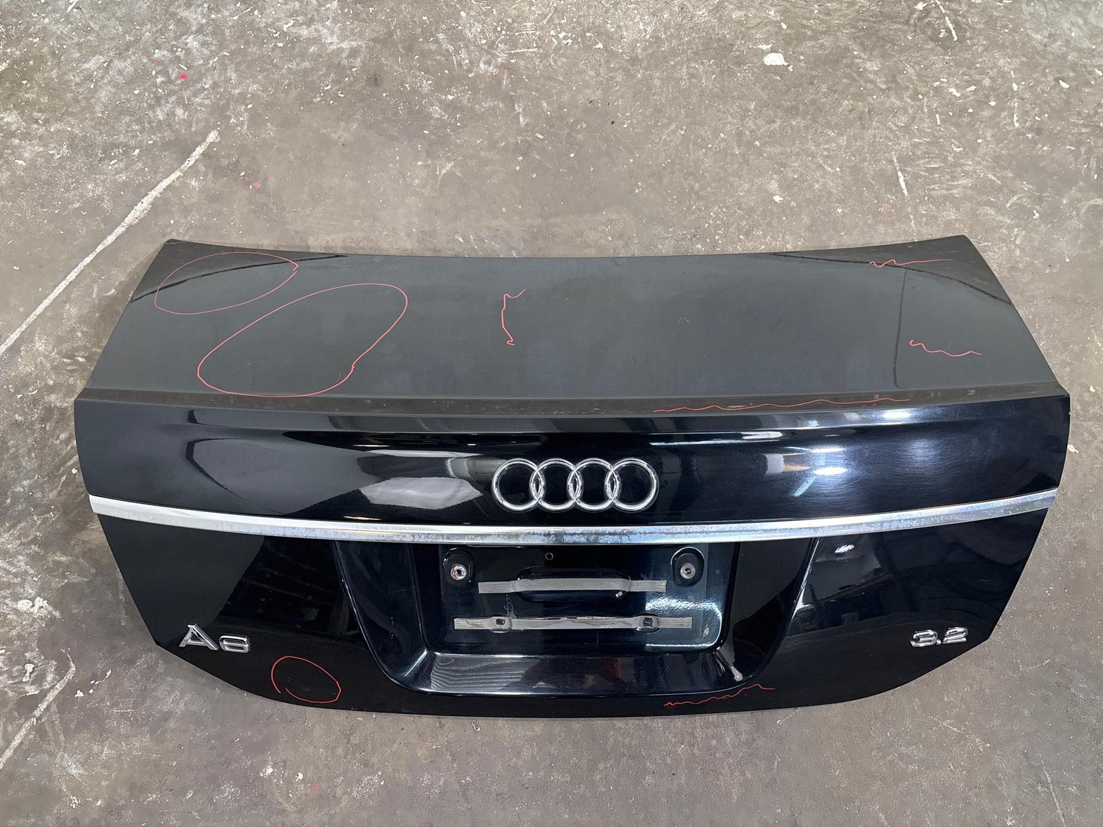 2005-2008 Audi A6 Rear Trunk Lid Deck Shell Panel OEM