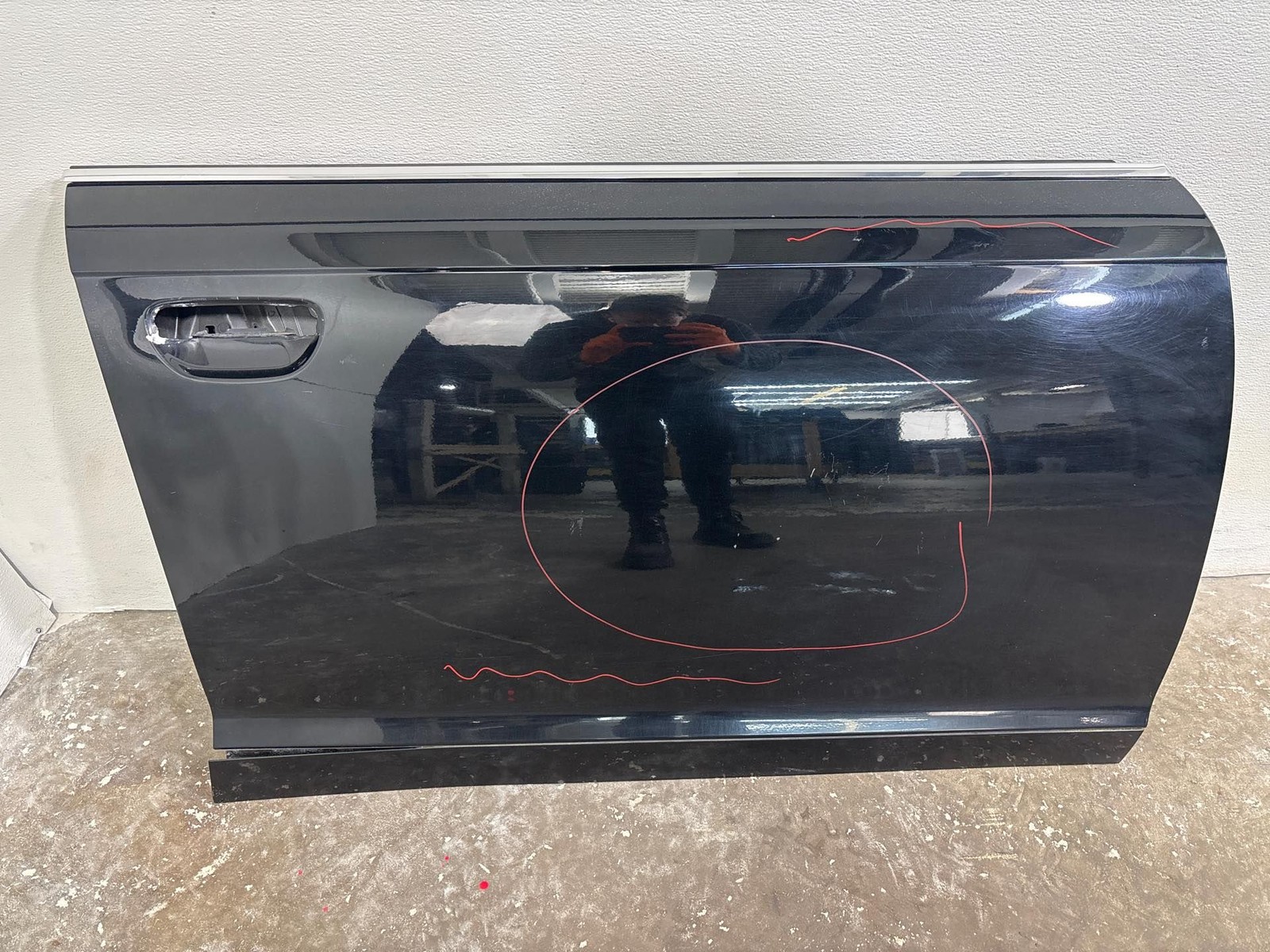 2007-2011 Audi A6 Front Right Door Shell Panel OEM