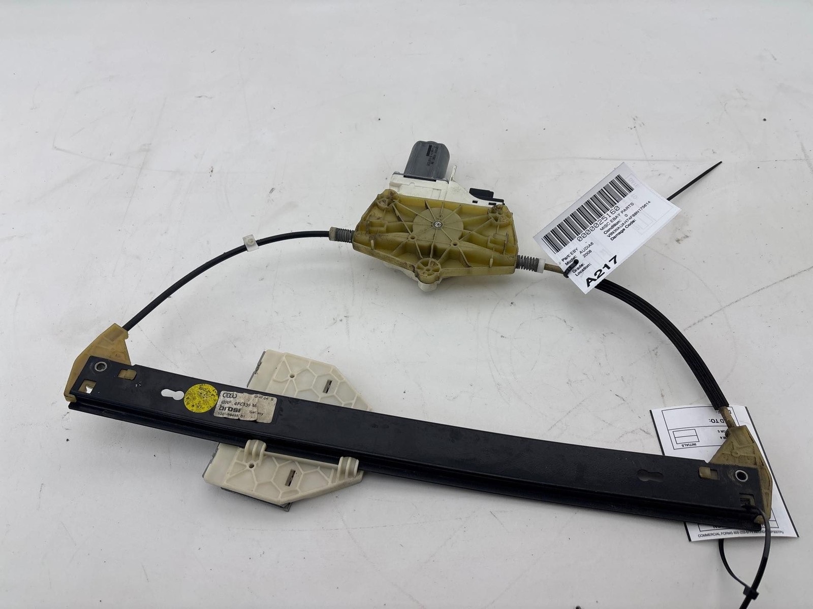 2005-2011 Audi A6 S6 Rear Left Door Window Regulator OEM