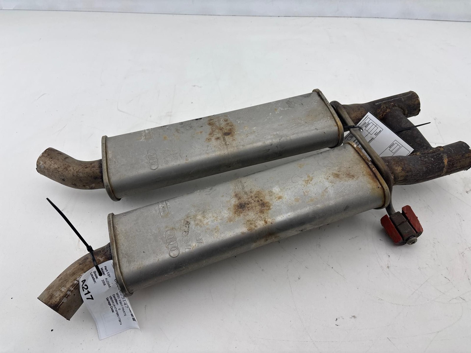 2007-2011 Audi A6 FWD Center Muffler Resonator OEM 4F0253409AE