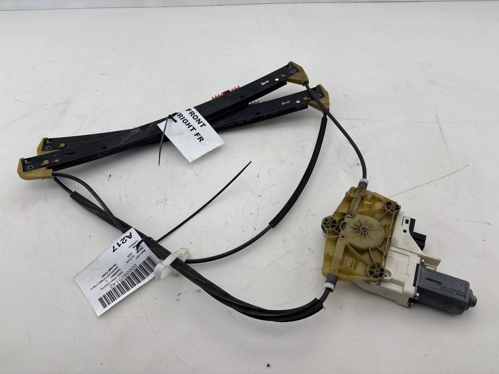 2005-2011 Audi A6 S6 Front Right Door Window Regulator OEM