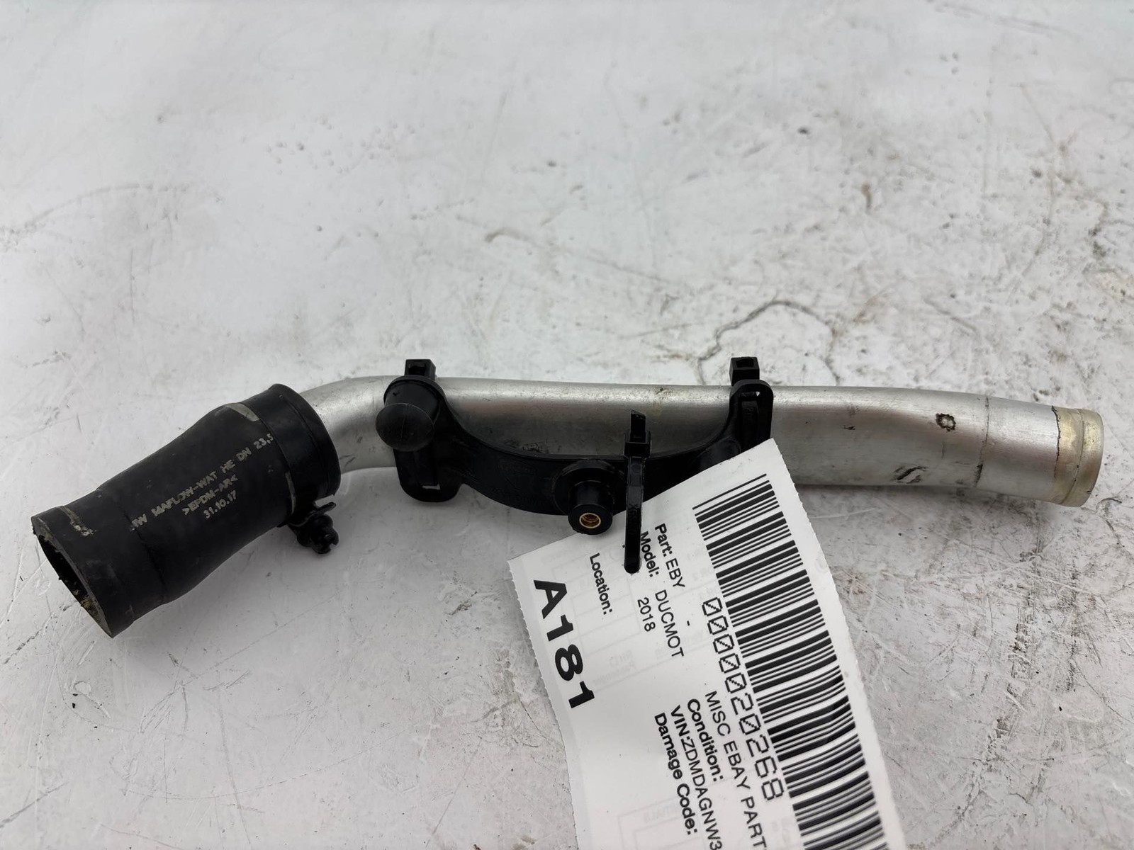 2018-2024 Ducati Panigale V4 Water Radiator Sleeve 80018111AA OEM