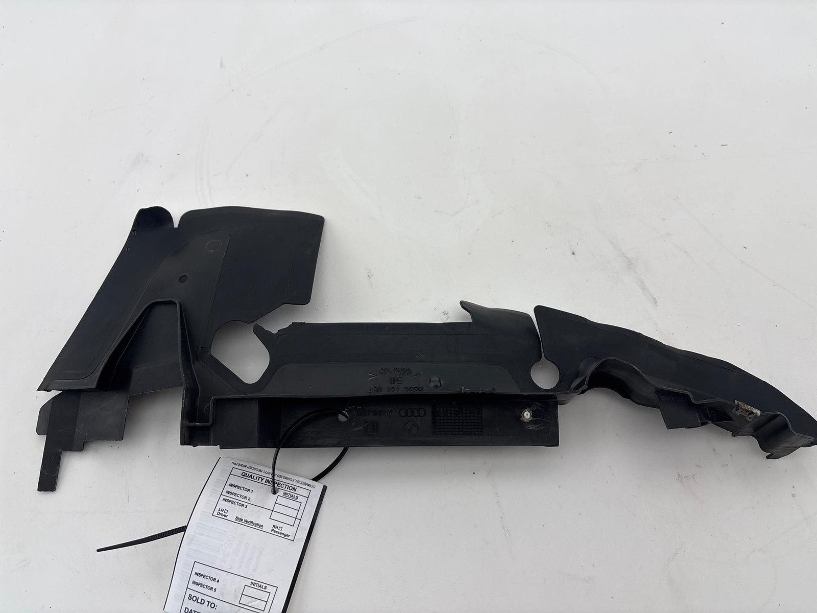 2005-2011 Audi A6 Radiator Left Air Guide OEM 4F0-121-283B