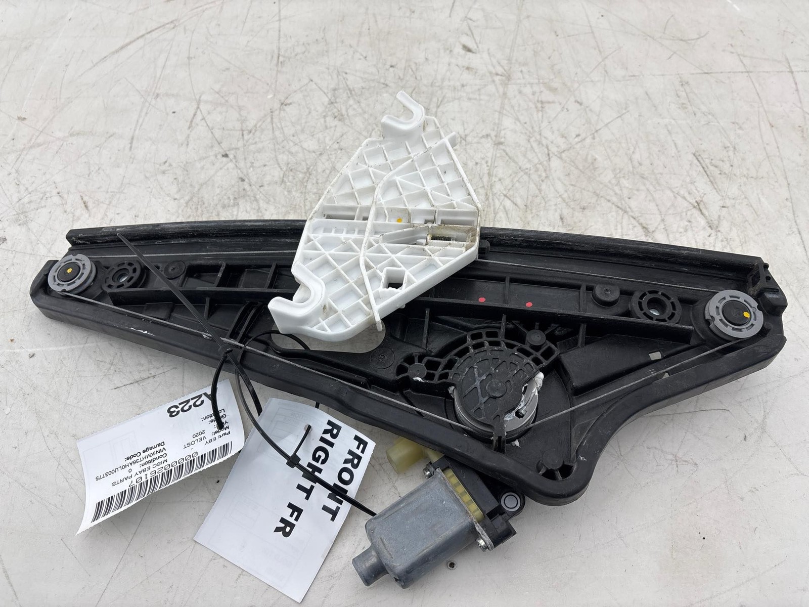 2019-2021 Hyundai Veloster N Front Right Door Window Regulator OEM