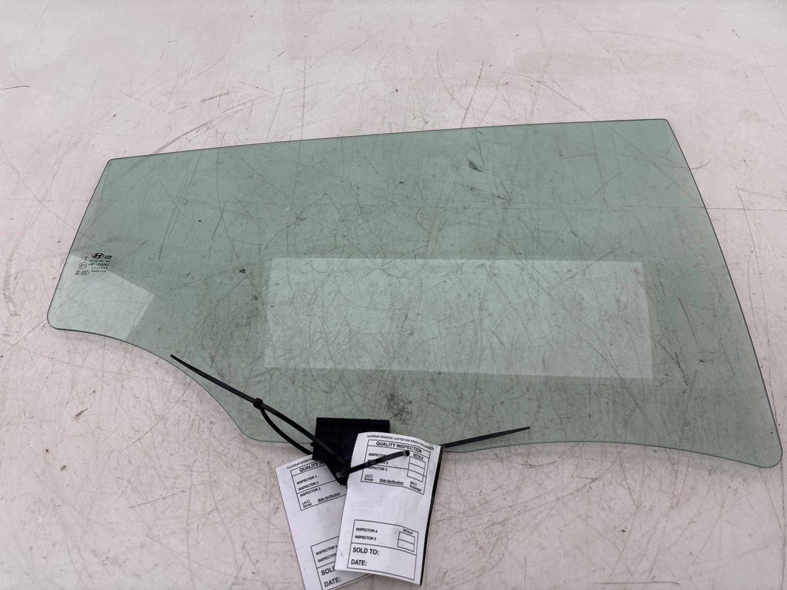 2019-2021 Hyundai Veloster N Right Rear Door Window Glass OEM