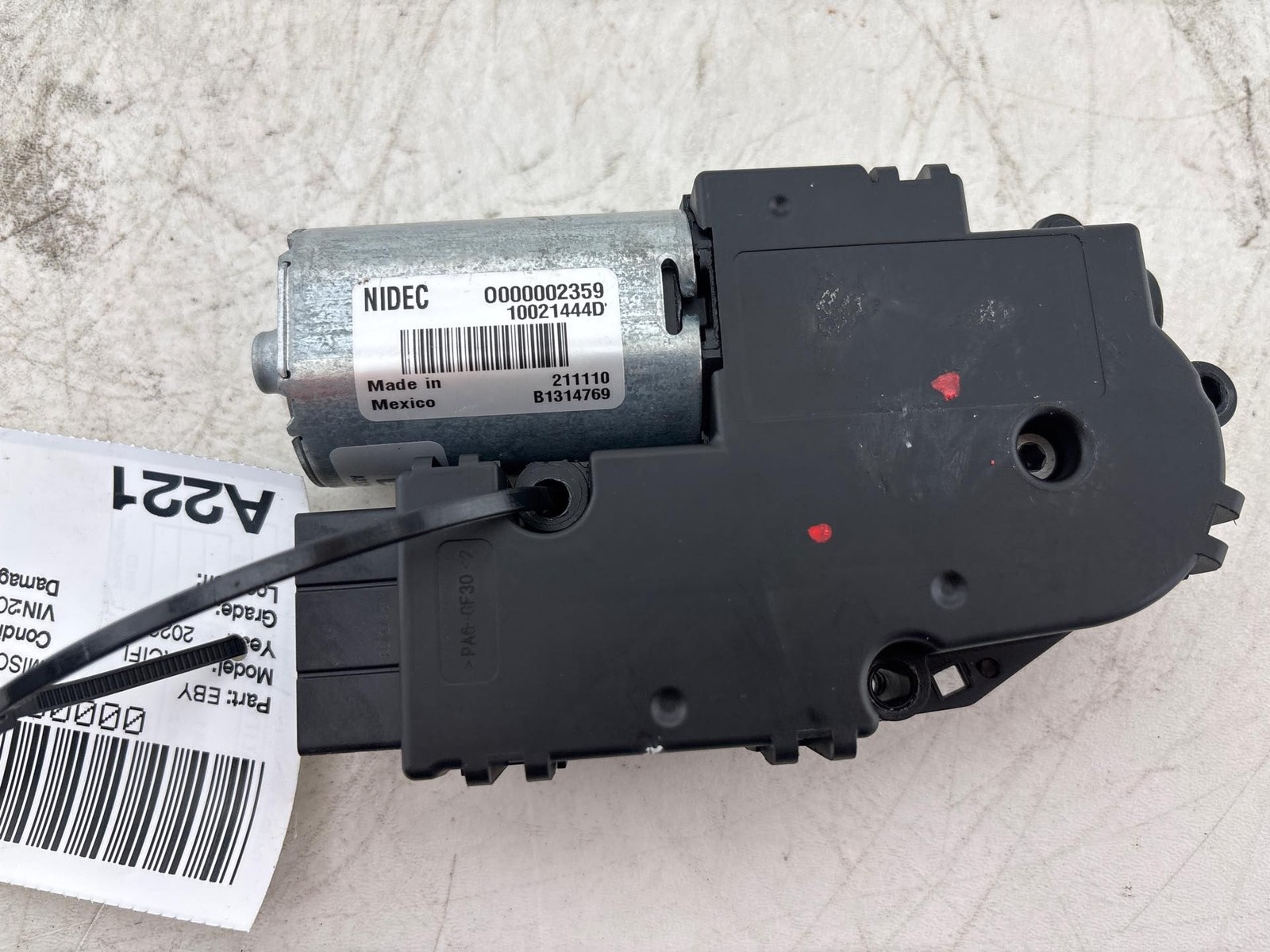 2017 - 2025 Chrysler Pacifica Sunroof Sun Roof Motor OEM