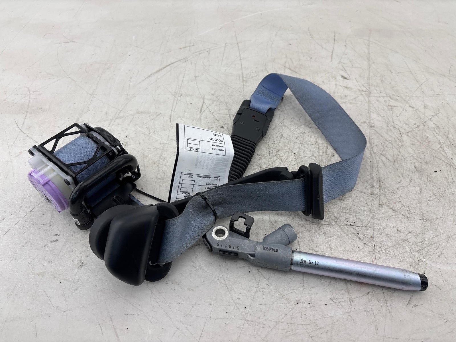 2019-2021 Hyundai Veloster Front Left Seat Belt Retractor OEM