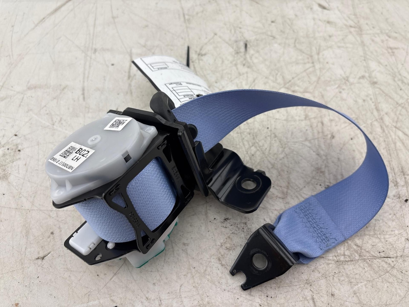 2019-2022 Hyundai Veloster Rear Left Seat Belt Retractor OEM 89810-J3500-UBN