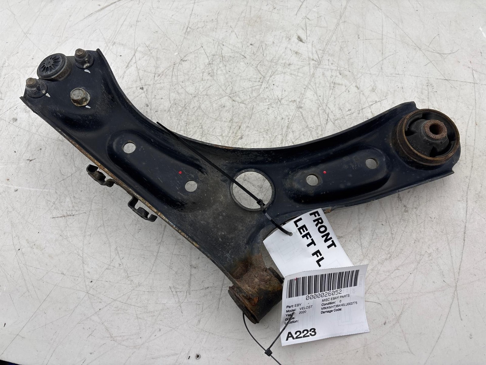 2019-2021 Hyundai Veloster Front Left Lower Control Arm OEM 54500-K9000