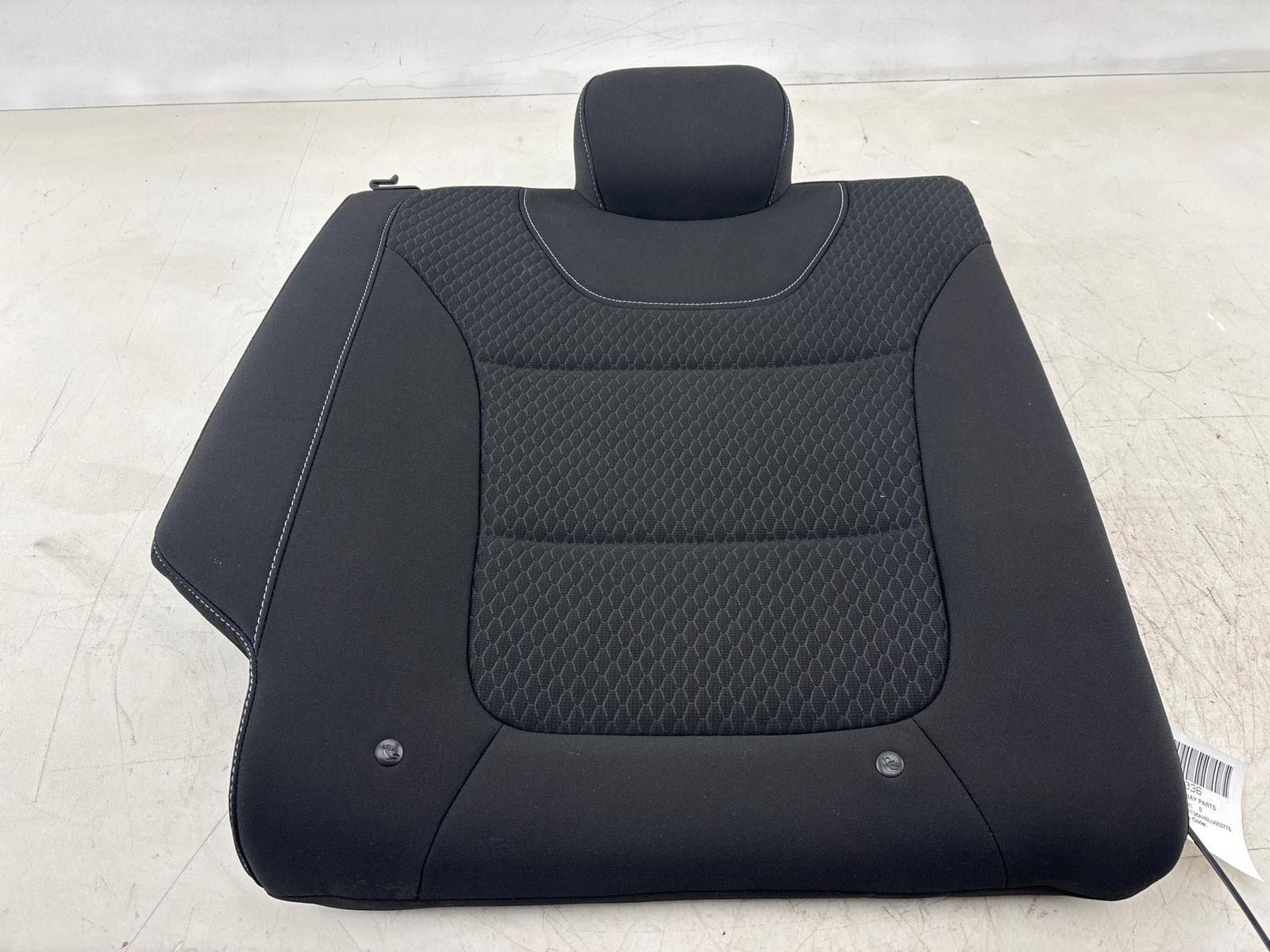 2019-2020 Hyundai Veloster Rear Right Upper Seat Bottom Cushion OEM