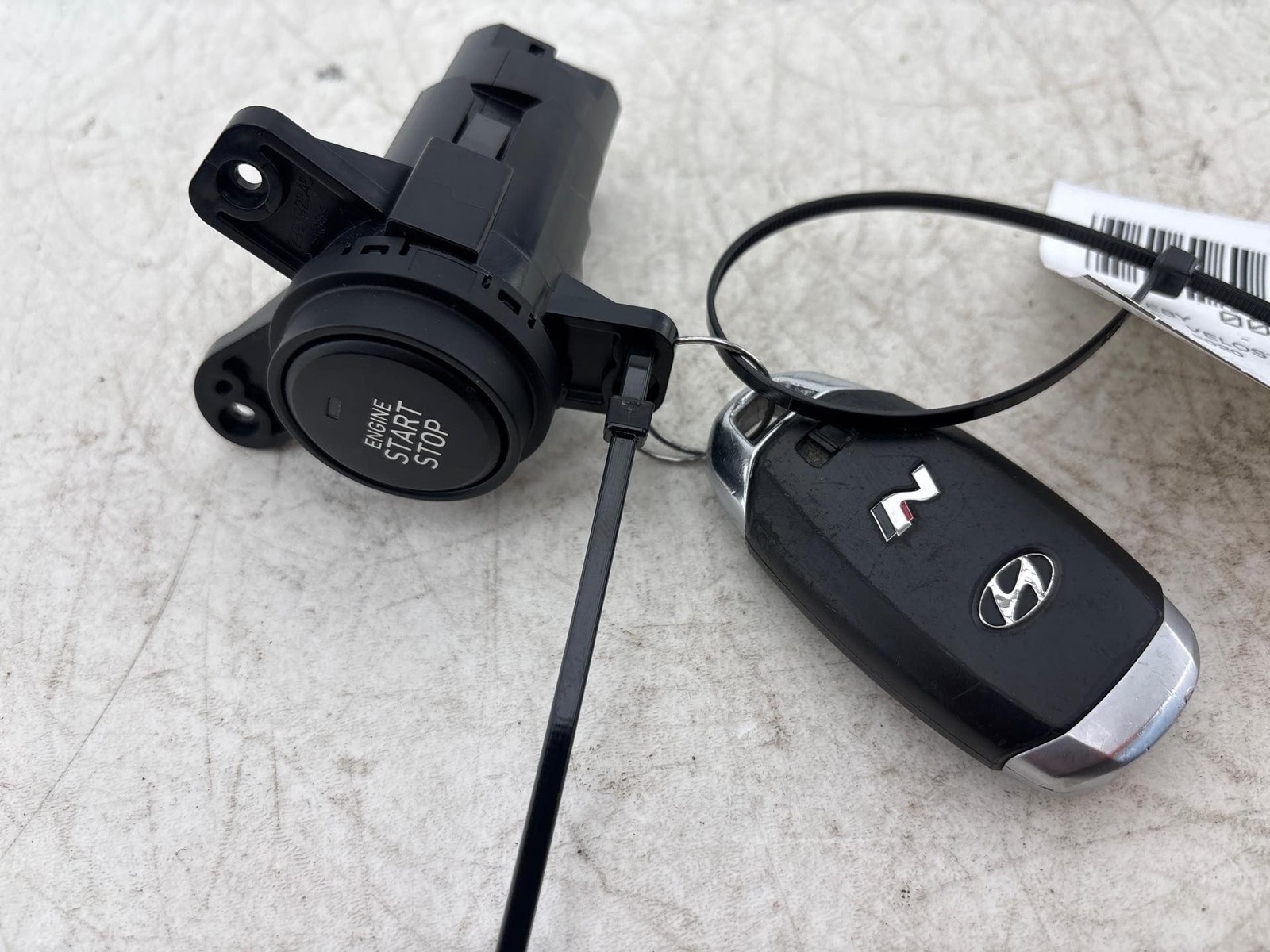 2019-2022 Hyundai Veloster N Start Stop Ignition Switch Button W/ Key OEM