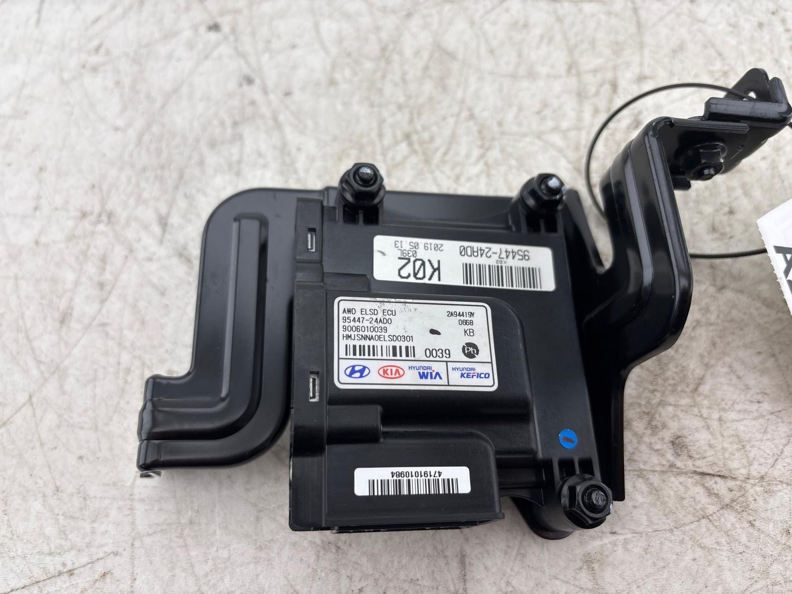 2019-2022 Hyundai Veloster N ELSD ECU Control Module OEM 95447-24AD0