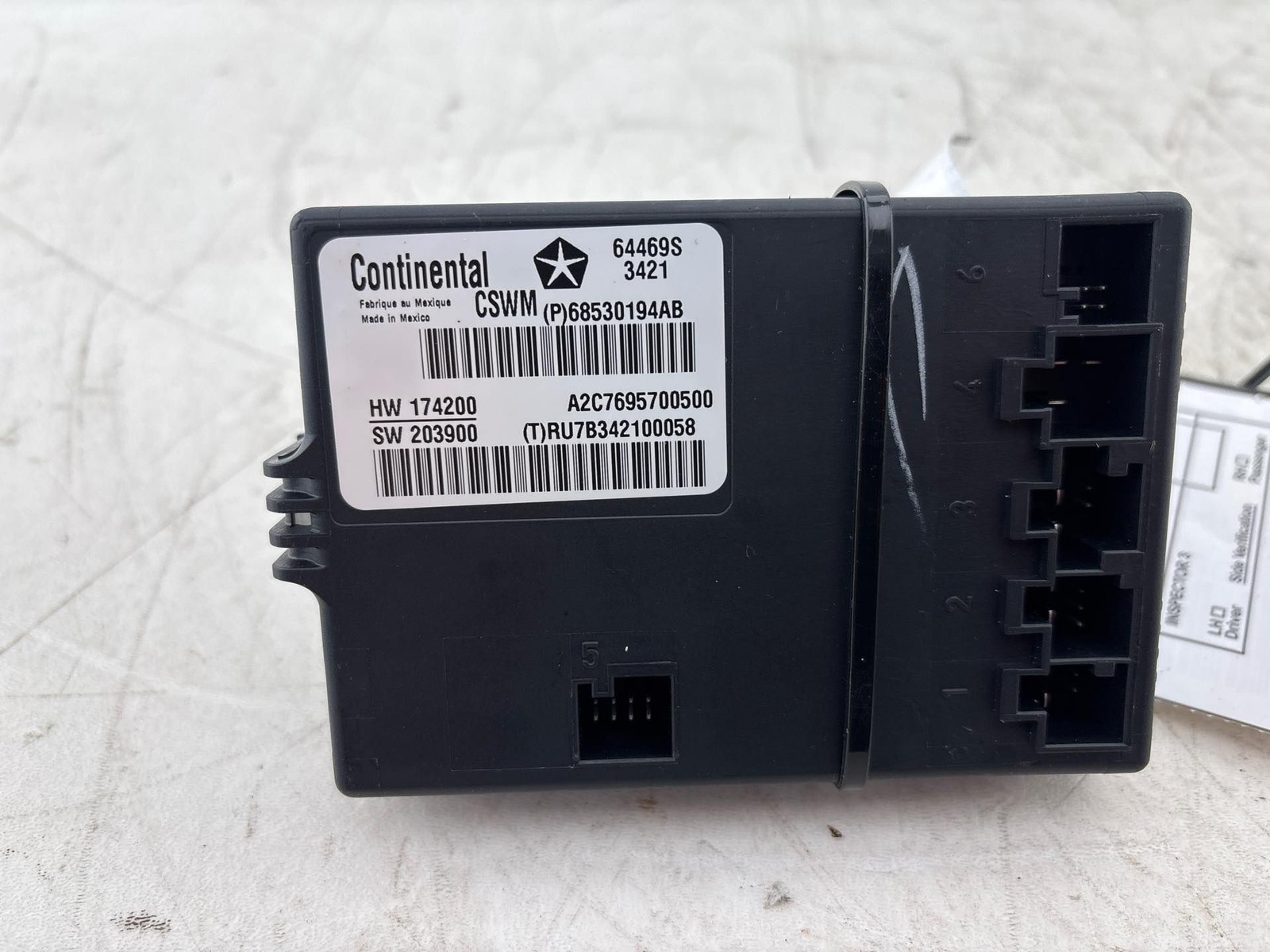 2022 Chrysler Pacifica Front Right Seat Comfort Module OEM