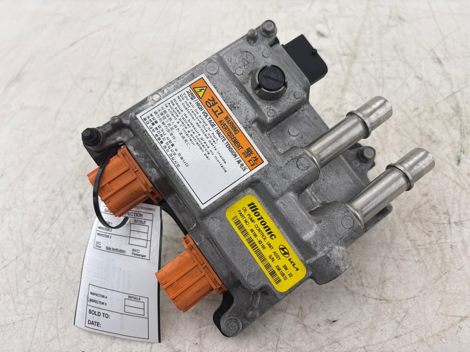 2021-2025 Kia Sportage Hybrid1.6L Inverter Oil Pump Control OEM 461903D100