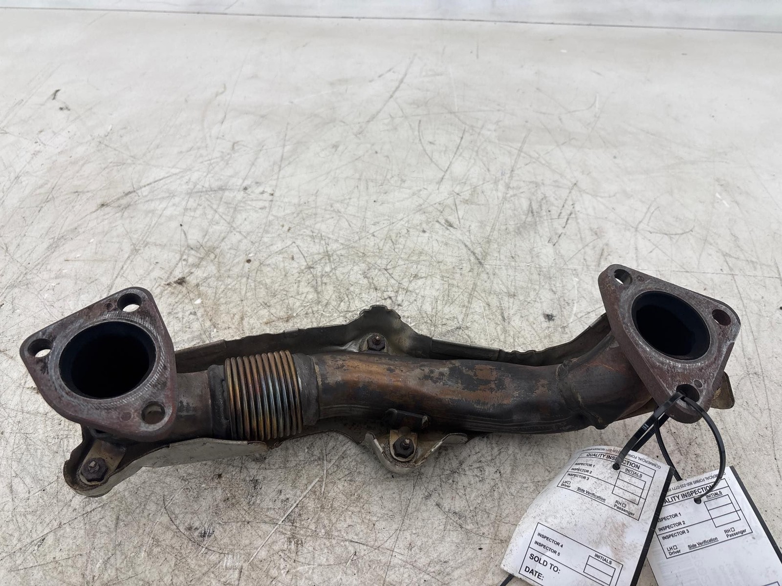 10-16 Chevy Silverado 3500 / 2500 Driver Side Exhaust Manifold Outlet Pipe OEM