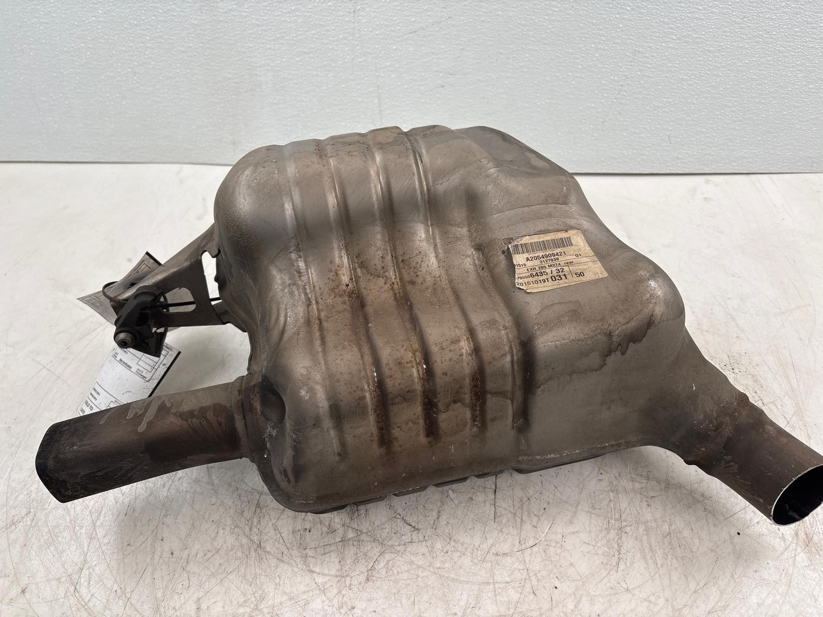 2015 - 2018 Mercedes C300 W205 Rear Left Side Exhaust Muffler OEM