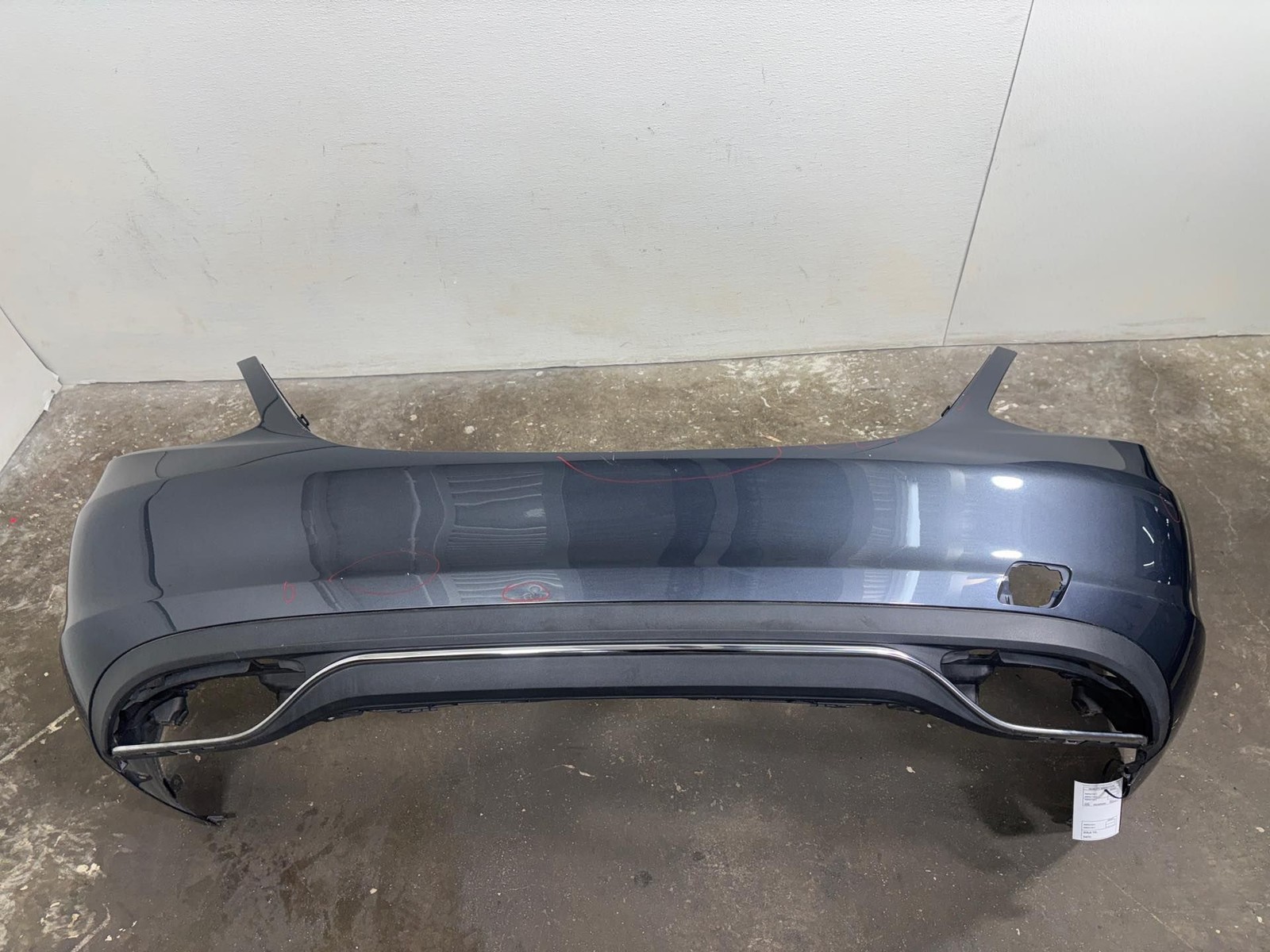 2015 - 2018 Mercedes C300 W205 Rear Bumper Cover Gray OEM